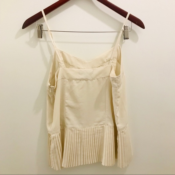 American Eagle Pleated Camisole Lace Medium - Picture 2 of 7